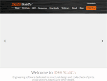 Tablet Screenshot of ideastatica.com
